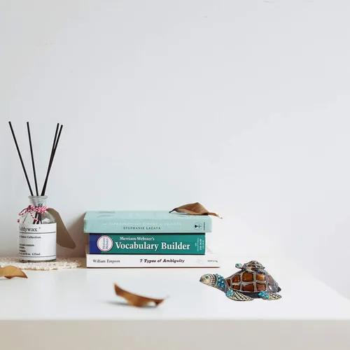 Miniatura 6 de YU FENG Figuras de tortuga para madre y bebé, cajas de joyería con bisagras coleccionables