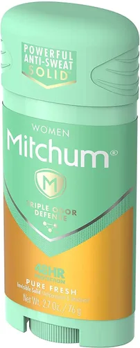 Miniatura 8 de Mitchum Gel antitranspirante y desodorante para mujer con triple protección contra olores, polvo fresco, protección 48 horas, 2.25 onzas