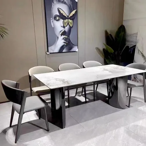Miniatura 9 de Silla de escritorio cómoda Silla de comedor simple y moderna Silla de lujo ligera Silla de respaldo para el hogar Silla de comedor nórdica Silla
