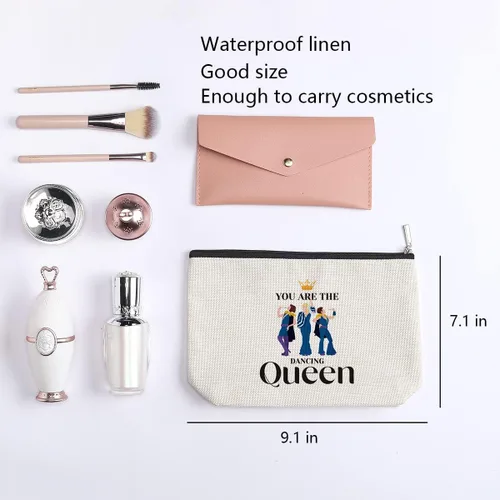 Miniatura 2 de Bolsa de maquillaje para amantes de la música, regalo para mujeres, regalos inspirados en la música, bolsa de maquillaje para amantes