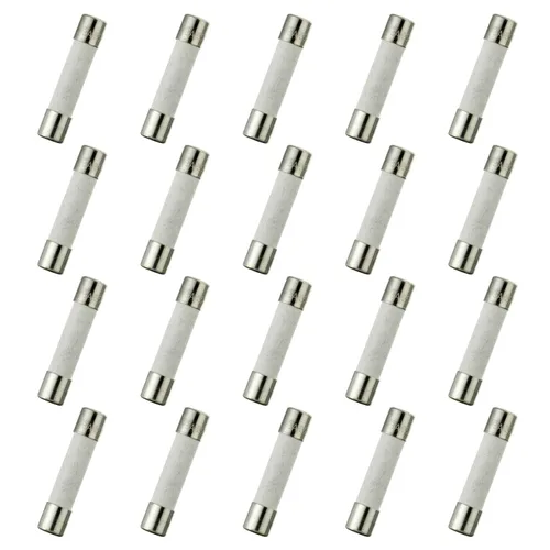 Miniatura 8 de T7AL250V 20 fusibles de tubo de cerámica de soplado lento de 0.236x1.181 in 0.24 x 1.18 pulgadas 7A 250V