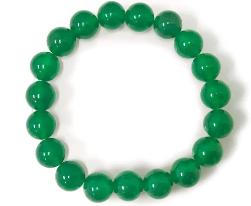 Miniatura 271 de Gem Avenue Handmade Round Bead Stretch Bracelet Unisex Natural Stone Beaded Jewelry for Men & Women, Elastic Wristband for Daily Wear