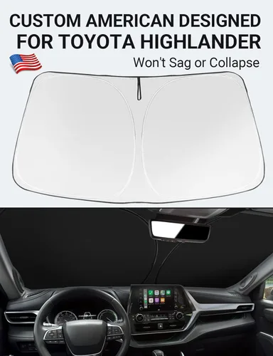 Miniatura 572 de Proadsy Parasol plegable para parabrisas delantero 2026, ajuste personalizado, accesorios para CRV SUV LX EX EX-L EX-L Navi Touring 2017-2022