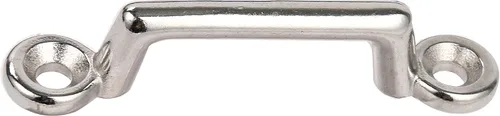 Miniatura 3 de Amarine Made Paquete de 6 correas superiores Bimini de acero inoxidable, ojo de almohadilla, lazo de lacayo para Jeep Corvette, Buggy, amarre
