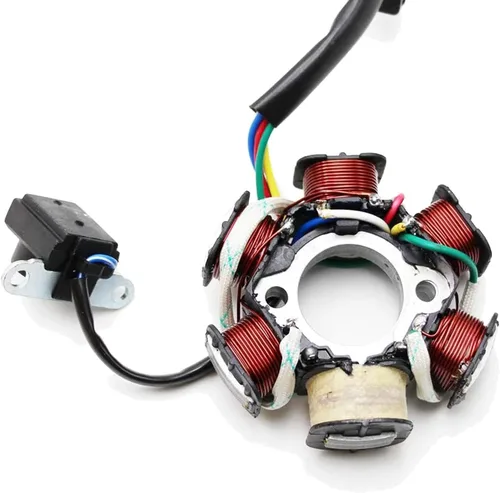 Miniatura 8 de PRO BAT ATV Quad Go Kart Magneto Stator 6 Bobinas 5 Cables para ATV de 50cc, 70cc, 90cc, 110cc, 125cc Dirt Bike Go Kart Mini-Choppers Motocicleta