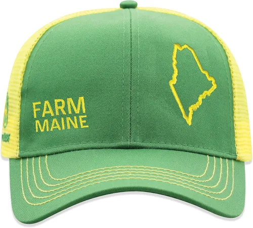 Miniatura 91 de John Deere Gorra de béisbol con logotipo y malla trasera con contraste, para hombre