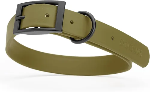 Miniatura 65 de Dogline Biothane - Collar impermeable para perro con hebilla de liberación rápida, resistente cincha de nailon recubierta con resistente y a prueba