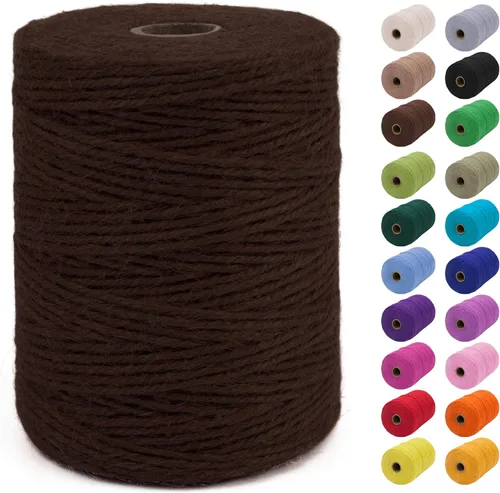 Miniatura 21 de JeogYong - Cuerda de yute de 3 mm, 99,9 m, cuerda natural gruesa para jardín, ideal para manualidades, exterior, jardinería, envoltorios de regalo