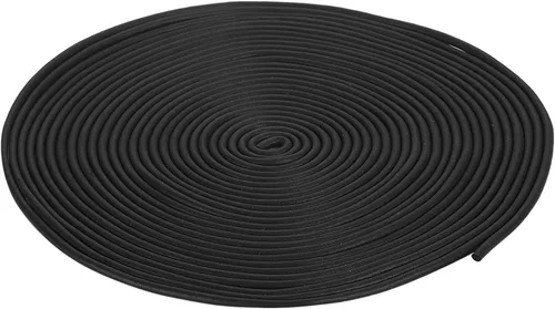 Miniatura 43 de uxcell Tira de sellado de goma de espuma, 0.197 in (13/64 pulgadas) de diámetro, 23.0 ft (22.96 pies) de caucho EPDM redondo largo para juntas