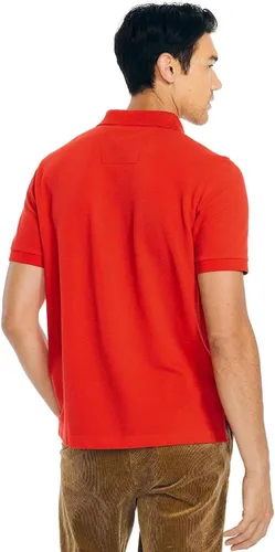 Miniatura 61 de Nautica playera polo clásica de mangas cortas, color sólido, para hombre