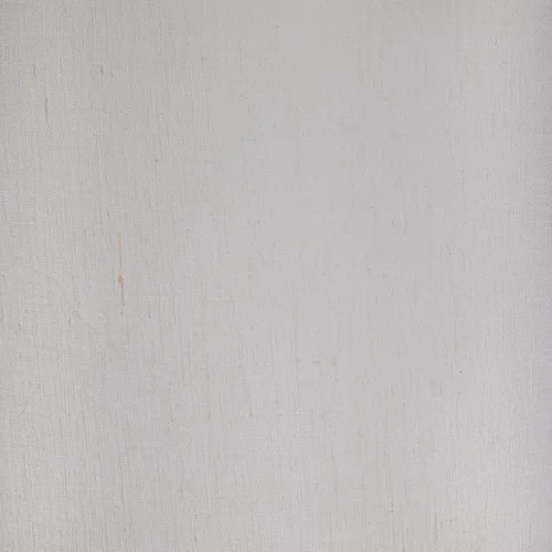 Miniatura 7 de Lámpara de mesa con base de vidrio texturizado con pantalla de tambor de algodón, color blanco