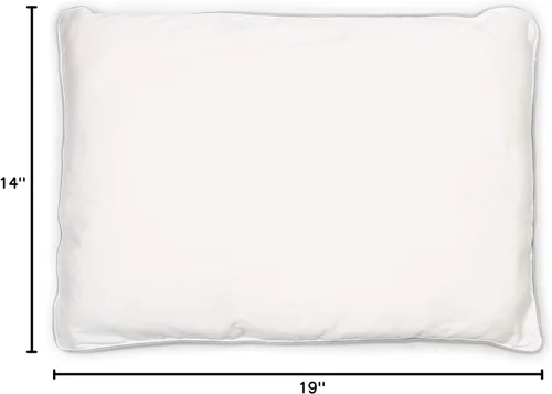 Miniatura 9 de Woolino Almohada para niños pequeños, almohada de dormir de lana 100 % transpirable de primera calidad y funda de algodón, tamaño de viaje