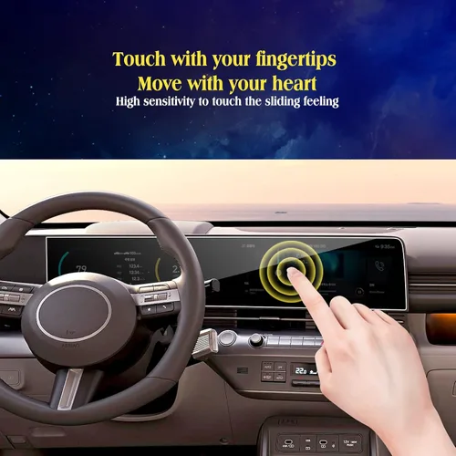 Miniatura 4 de 2 protectores de pantalla para Kia Seltos 2026 2025 2024 2024 para Kia Seltos 2024 de 10.25 pulgadas, doble pantalla panorámica compatible con Kia
