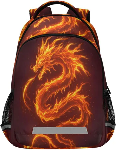 Miniatura 22 de ALAZA Mochilas de viaje con diseño de mariposa, luna y estrella, color azul turquesa, mochila escolar para hombres, mujeres, adolescentes y niños