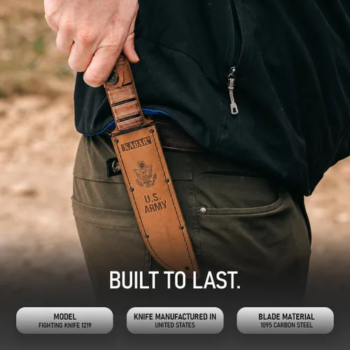 Miniatura 5 de KA-BAR Navaja de lucha del ejército de los Estados Unidos/Cuchillo