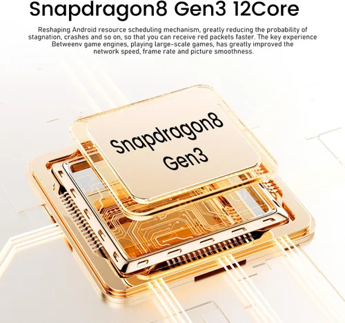 Miniatura 7 de I25 Ultra Flagship Killer Smartphone - Snapdragon 8 Gen 3, 16 GB+512 GB, pantalla FHD+ masiva de 6.99 pulgadas, cámara Pro de 108 MP+68 MP, batería