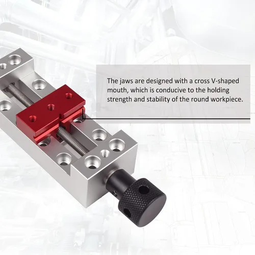 Miniatura 2 de RATTMMOTOR Mejora de la abrazadera de tornillo de banco del router CNC, máquina grabadora DIY de alta precisión abrazadera de sujeción mini tornillo