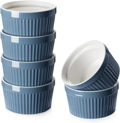 Miniatura 12 de DOWAN Cuencos para inmersión de 1.5 onzas, mini ramequines, pequeños platos de porcelana Ramekin, tazas de postre pequeños cuencos para condimentos