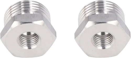 Miniatura 6 de Adaptador de barril de cerveza de 2 piezas, adaptador de grifo de cerveza de acero inoxidable, accesorios de barril de bloqueo de bola, conector