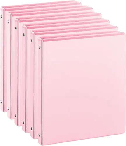 Miniatura 8 de Carpeta de 3 anillas de 0.5 pulgadas con 2 bolsillos interiores, carpetas básicas de 0.5 pulgadas para hojas de tamaño carta de EE. UU. de 8.5 x 11