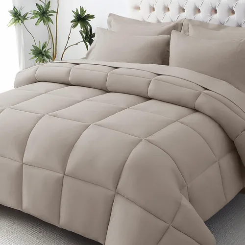 Miniatura 33 de JOLLYVOGUE Juego de edredón individual XL, cama ultrasuave en una bolsa, tamaño individual XL, 5 piezas, juego de ropa de cama certificado Oeko-TEX