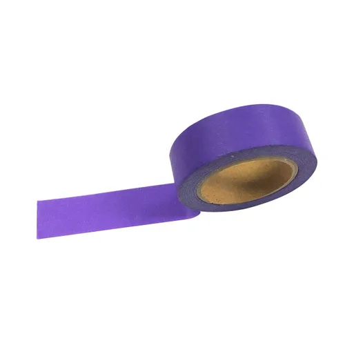allydrew Washi Tapes - Cintas adhesivas decorativas, color morado fluorescente Púrpura fluorescente