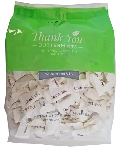 Miniatura 2 de Hospitality Mints Thank You Buttermints Caramelos, Bolsa de 26 Oz