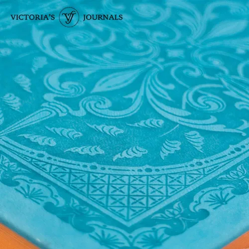 Miniatura 3 de Victoria's Journals Cuaderno con forro de cuero sintético y tapa dura, diario de viaje con diseño vintage de aspecto antiguo, tamaño A5, 5.7 x 8.1