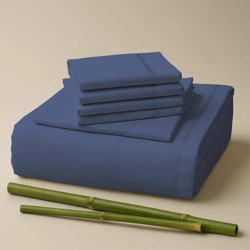 Miniatura 22 de Sacred Thread Sábanas de rayón derivado de bambú tamaño individual, sábanas refrescantes de bolsillo profundo de 18 pulgadas para personas que