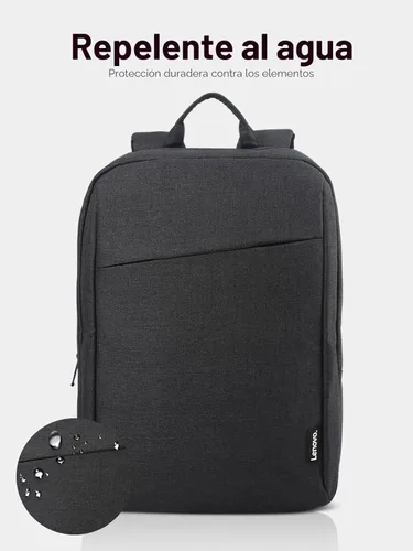 Miniatura 5 de Mochila para portátil Lenovo B210, 15.6 pulgadas para portátil/tableta, duradera, repelente al agua, ligera, diseño elegante, elegante para viajes