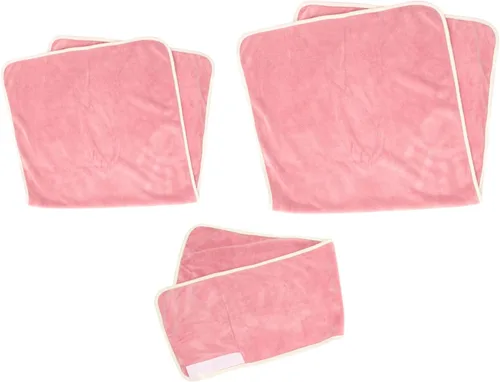 Miniatura 8 de Beavorty Juego de toallas blancas para baño, 1 juego de toalla facial de spa, toalla de ducha, toalla de belleza para la cabeza, absorbente