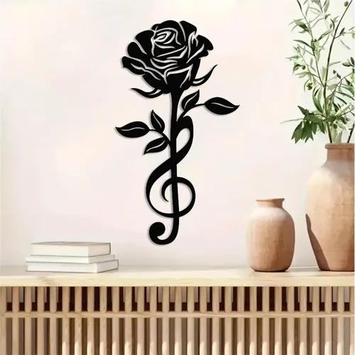 Miniatura 9 de DUOOLN Decoración de Pared de Mandala de Metal, Arte de Pared de Metal de Flor de Loto Moderna Negra, Decoración de Meditación Espiritual de Loto