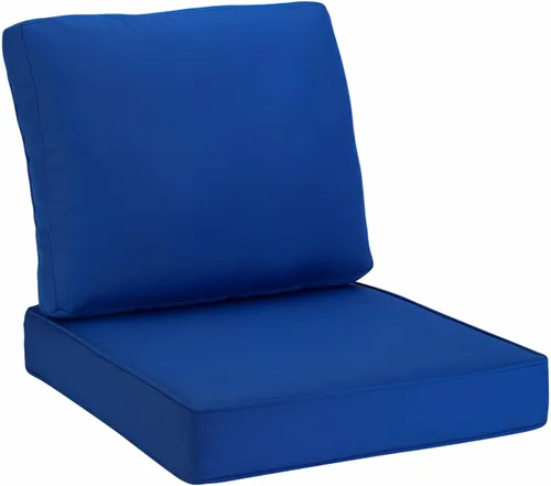 Miniatura 15 de JMGBird Cojín de Almohada Copetudo para Exterior, Juego de Cojín Profundo para Silla de Asiento al Aire Libre de 22"x22" Cojines de Patio