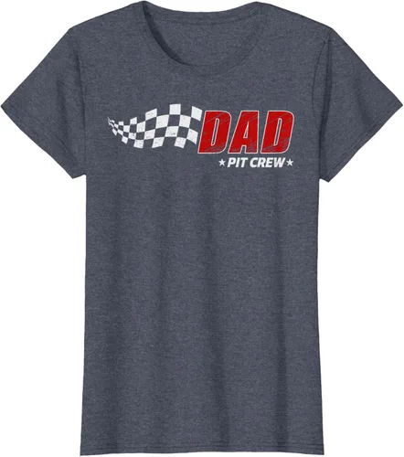 Miniatura 64 de Dad Pit Crew Race Car Birthday Family Matching Pit Crew Camiseta Pit Crew