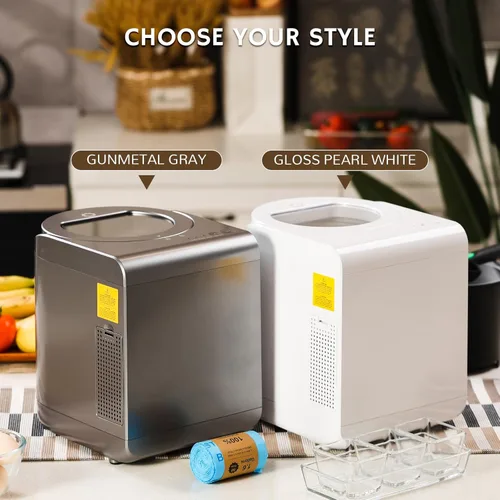 Miniatura 5 de Airthereal Revive R500-V Compostador eléctrico de cocina con cubierta visual, SHARKSDEN® Tri-Blade mejorado, convierte los residuos de alimentos