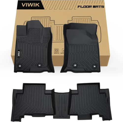 Miniatura 47 de VIWIK Alfombrillas de Piso para Kia Sorento de 7 asientos 2016-2020 S/L/LX/EX/SX/SX Limited, Alfombrillas de Coche Automotrices 3D Antideslizantes