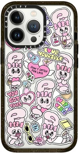 Miniatura 98 de Funda Impact de CASETiFY para iPhone 13 Pro Max con Magsafe - Estuche Claro Cuento de Invierno - Claro Negro Estuche transparente Winter Tale