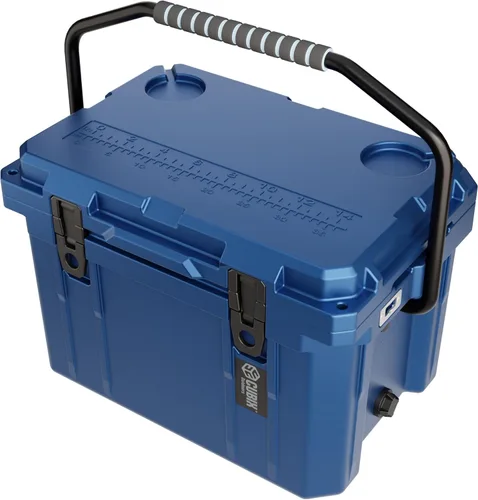 Miniatura 12 de Cubix Outdoors - QuadraX - Enfriador rotomoldeado de 20 cuartos de galón - Retención de hielo de 5 días, hielera dura portátil con portavasos Hunter