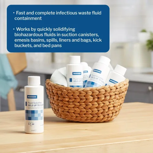 Miniatura 2 de McKesson Solidificador de líquido - Rápido, eficaz, geles de hasta 3,000 cc - Botella con tapa de rosca, 3.1 onzas, 1 unidad, 75 paquetes, 75