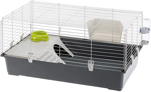 Miniatura 13 de Ferplast Jaula para cobayas y conejos Jaula para mascotas incluye todos los accesorios para comenzar y una garantía de 1 año