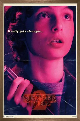 Miniatura 14 de Netflix Stranger Things: Temporada 2 - Póster de pared de Mike, 22.4 x 14.7 pulgadas, versión con marco de madera de Barnwood