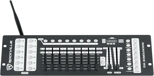 Miniatura 7 de (10) Luces de lavado recargables Rockville BEST PAR 60 con controlador inalámbrico DMX