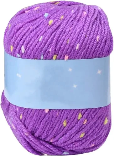 Miniatura 10 de Hilo de coser para tejer con puntos de 1.76 oz, bufanda, suéter, sombrero, ganchillo artesanal, hilo de lana elegante, simple, suave y cómodo