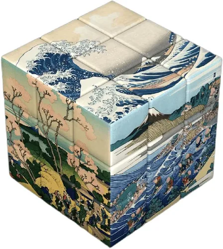 Miniatura 4 de Serie temática de pintura famosa, cubo mágico, obra maestra de celebridades, cubo de transformación de fotos, regalo creativo, juguetes