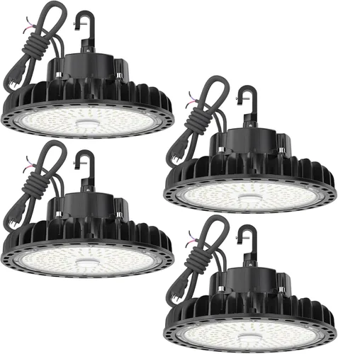 Miniatura 15 de HYPERLITE Luces LED High Bay de 100 W, 14,500 lm (145 lm/w) 5000 K, 1-10 V, regulable, cable de 5' con enchufe de 110 V, gancho de EE. UU., listado