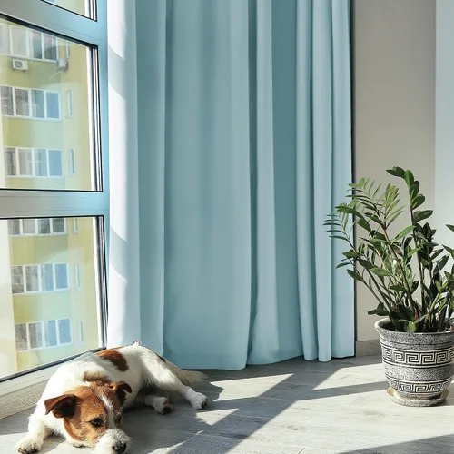 Miniatura 162 de Deconovo Cortinas opacas 100% con forro negro, cortinas con ojales aisladas térmicamente que reducen el ruido, doble capa para oscurecer