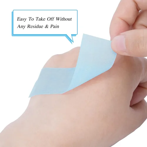 Miniatura 5 de QUEWEL Cinta de pestañas para extensiones de pestañas, cinta de pestañas azul, bien transpirable, cinta de extensión de pestañas, cinta