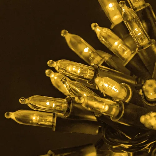Miniatura 6 de FUNPENY - Mini guirnaldas de luces LED de Navidad operadas a batería, 2 paquetes, total 100 LED, 32 pies, 8 modos de luces de hadas impermeables