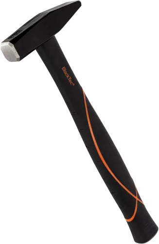 Miniatura 7 de Picard Martillo remachador BlackTec 7.05 oz – Patrón alemán, cruz Peen, cabeza de acero aleado, recubrimiento en polvo negro, baja vibración, mango