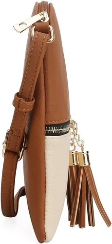 Miniatura 4 de SG SUGU - Bolso ligero y mediano con borla y bolsillo con cremallera